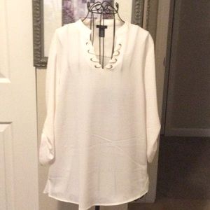 White Blouse 3/4 sleeve